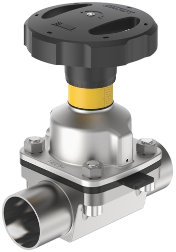 Bürkert Type 2933 (Manual · Cast/Forged stainless steel)